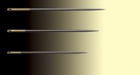 Clover Schwarzgoldnadeln - Quilten Nr. 12