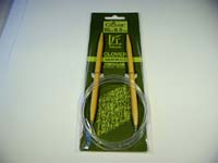 Clover Bambus Rundstricknadel 100 cm - 6.5 mm